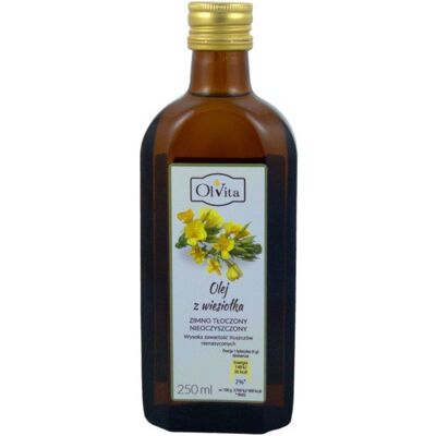 Olvita, Olej Z Wiesiołka, Zimnotłoczony, 250 Ml Olvita, Olej Z Wiesiołka, Zimnotłoczony, 250 Ml