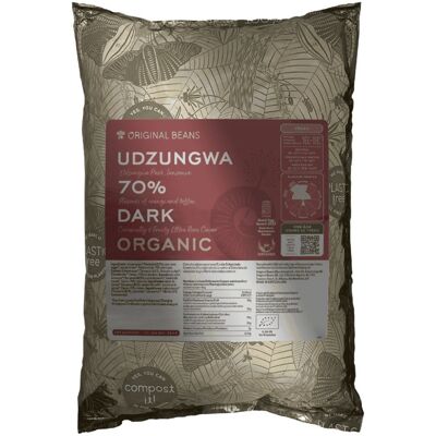 Inny producent Original Beans kuwertura ciemna Udzungwa 70% 2kg Inny producent Original Beans kuwertura ciemna Udzungwa 70% 2kg