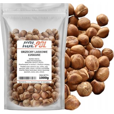 ORZECHY LASKOWE 1kg Łuskane naturalne duże świeże wysoka jakość Kol-Pol ORZECHY LASKOWE 1kg Łuskane naturalne duże świeże wysoka jakość Kol-Pol
