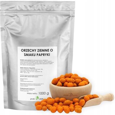 gorzkoislodko Orzechy Ziemne W Panierce Paprykowej Orzeszki 1Kg gorzkoislodko Orzechy Ziemne W Panierce Paprykowej Orzeszki 1Kg