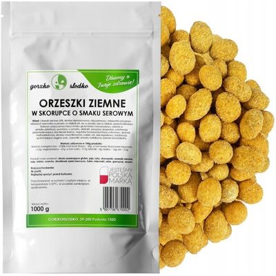 gorzkoislodko Orzechy Ziemne W Skorupce O Smaku Serowym Chrupiące 1Kg gorzkoislodko Orzechy Ziemne W Skorupce O Smaku Serowym Chrupiące 1Kg