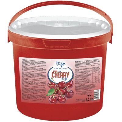 Inny producent OWOCE WIŚNIE w żelu 3,2 kg FRUŻELINA do gofrów deserów o smaku WIŚNIOWYM Inny producent OWOCE WIŚNIE w żelu 3,2 kg FRUŻELINA do gofrów deserów o smaku WIŚNIOWYM