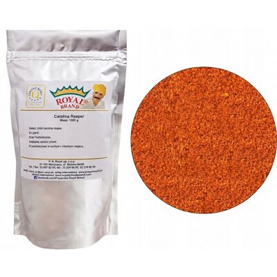 ROYAL BRAND Papryka Carolina Reaper Chili Mielona Ostra 1kg Rekord Świata ROYAL BRAND Papryka Carolina Reaper Chili Mielona Ostra 1kg Rekord Świata
