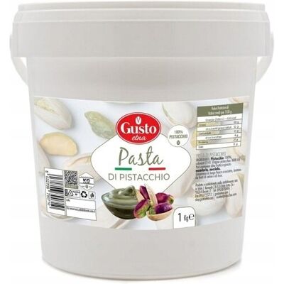 inna (Inny) Pasta pistacjowa 100% 1kg Gusto etna włoska z sycylii do ciasta nadzienia inna (Inny) Pasta pistacjowa 100% 1kg Gusto etna włoska z sycylii do ciasta nadzienia