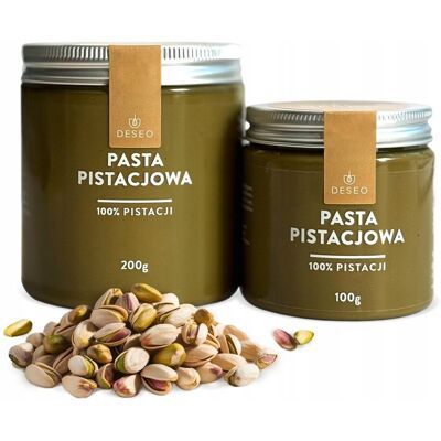inna (Inny) Pasta Pistacjowa 100% 300g – Świeża, Naturalna Pasta z Pistacji, Idealna do Wypieków, Deserów, Kanapek i Słodkich Przekąsek – DESEO inna (Inny) Pasta Pistacjowa 100% 300g – Świeża, Naturalna Pasta z Pistacji, Idealna do Wypieków, Deserów, Kanapek i Słodkich Przekąsek – DESEO