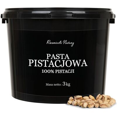 Pasta Pistacjowa 100% Pistacji 3Kg - Rzemiosło Natury Pasta Pistacjowa 100% Pistacji 3Kg - Rzemiosło Natury
