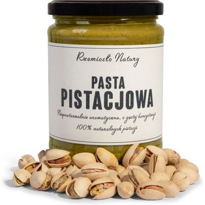 Pasta Pistacjowa 100% Pistacji 500g - Rzemiosło Natury Pasta Pistacjowa 100% Pistacji 500g - Rzemiosło Natury