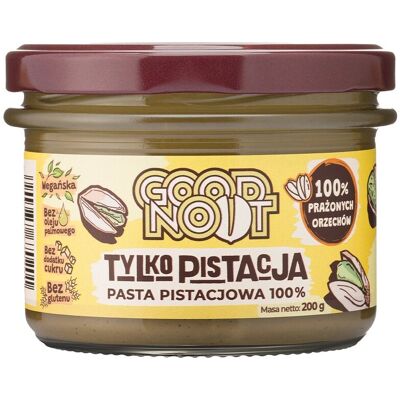 Good Noot Pasta pistacjowa 100% TYLKO PISTACJA 200g Good Noot Pasta pistacjowa 100% TYLKO PISTACJA 200g