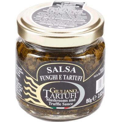 GIULIANO TARTUFI Pasta truflowa z czarnej trufli 7%, 80 g (Salsa Tartufata) GIULIANO TARTUFI Pasta truflowa z czarnej trufli 7%, 80 g (Salsa Tartufata)