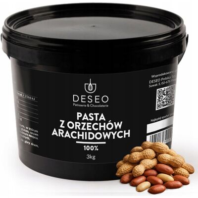 inna (Inny) Pasta z Orzechów Ziemnych Arachidowych 3 kg – Masło Orzechowe 100%, Naturalny Skład, Idealne do Kanapek, Deserów, Wypieków i Przekąsek, Duże Opakowa.. inna (Inny) Pasta z Orzechów Ziemnych Arachidowych 3 kg – Masło Orzechowe 100%, Naturalny Skład, Idealne do Kanapek, Deserów, Wypieków i Przekąsek, Duże Opakowa..