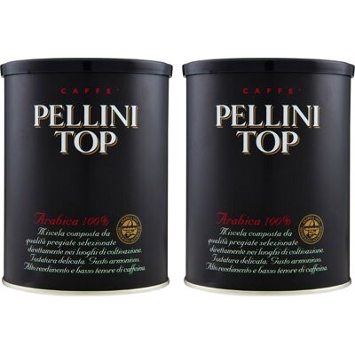 Pellini Kawa Mielona W Puszce Arabica Espresso 2x250g - Wyrafinowany Smak I Aromat, Doskonała Na Prezent. Pellini Kawa Mielona W Puszce Arabica Espresso 2x250g - Wyrafinowany Smak I Aromat, Doskonała Na Prezent.