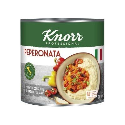 Unilever Peperonata - pokrojona kolorowa papryka w sosie pomidorowym - Włoski produkt Unilever Peperonata - pokrojona kolorowa papryka w sosie pomidorowym - Włoski produkt