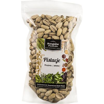 Pistacje PRAŻONE solone 1kg Swojska Piwniczka Pistacje PRAŻONE solone 1kg Swojska Piwniczka