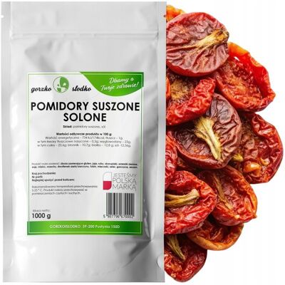gorzkoislodko Pomidory Suszone Solone Suszone Na Słońcu 1Kg gorzkoislodko Pomidory Suszone Solone Suszone Na Słońcu 1Kg