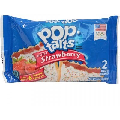 Pop Tarts Ciastka z Nadzieniem Truskawkowym 6x96g 6 opakowań po 2 Ciastka Pop Tarts Ciastka z Nadzieniem Truskawkowym 6x96g 6 opakowań po 2 Ciastka