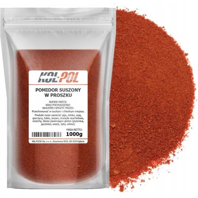 PROSZEK POMIDOROWY 1kg Pomidory mielone naturalne w proszku jakość Kol-Pol PROSZEK POMIDOROWY 1kg Pomidory mielone naturalne w proszku jakość Kol-Pol