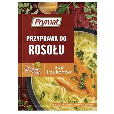 Prymat Przyprawa Do Rosołu Zup I Bulionów 28 X 12 G Prymat Przyprawa Do Rosołu Zup I Bulionów 28 X 12 G