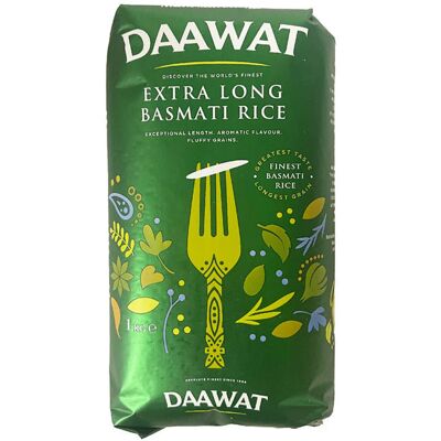 Inny producent Ryż Basmati Daawat Extra Long 2 Kg – Bardzo Długie Ziarna Sypki Premium Inny producent Ryż Basmati Daawat Extra Long 2 Kg – Bardzo Długie Ziarna Sypki Premium