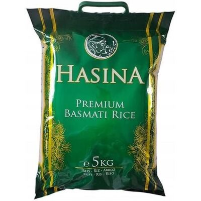 Inny producent Ryż Basmati Hasina Extra Long Basmati Rice 5kg - Aromatyczny Do Biryani Inny producent Ryż Basmati Hasina Extra Long Basmati Rice 5kg - Aromatyczny Do Biryani