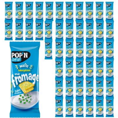 Sante Wafle kukurydziane o smaku fromage 22g x 48 Sante Wafle kukurydziane o smaku fromage 22g x 48
