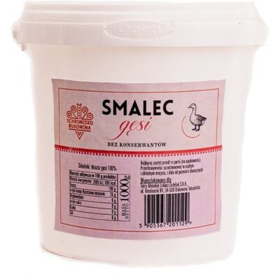 Smalec gęsi 1 kg - Schronisko Bukowina Smalec gęsi 1 kg - Schronisko Bukowina