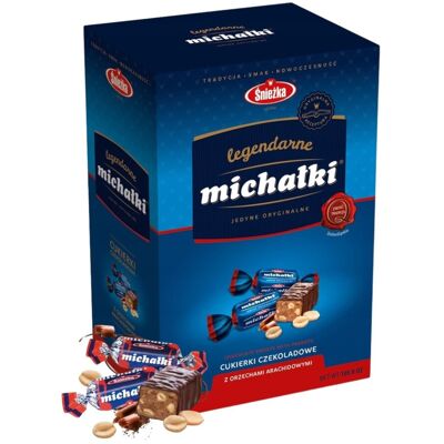 ŚNIEŻKA MICHAŁKI Cukierki Czekoladowe z Orzeszkami Kultowe Słodycze 3kg ŚNIEŻKA MICHAŁKI Cukierki Czekoladowe z Orzeszkami Kultowe Słodycze 3kg