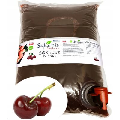 Sokarnia Podlaska SOK WIŚNIA 10l 100% NFC Super Smak Dobry Dla Odporności Polskie Owoce Sokarnia Podlaska SOK WIŚNIA 10l 100% NFC Super Smak Dobry Dla Odporności Polskie Owoce