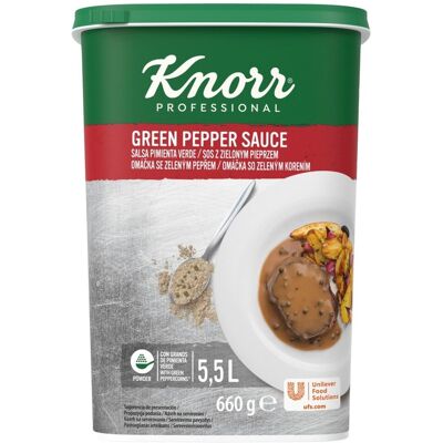 Unilever Sos Z Zielonym Pieprzem Knorr Professional 0,66 Kg Unilever Sos Z Zielonym Pieprzem Knorr Professional 0,66 Kg