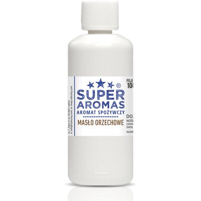 Super AROMAS Aromat Spożywczy Masło Orzechowe 100 ml Super AROMAS Aromat Spożywczy Masło Orzechowe 100 ml