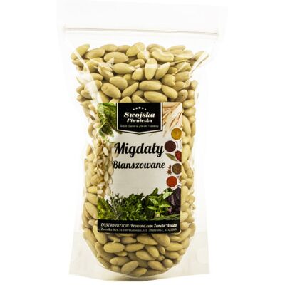 SWOJSKA PIWNICZKA, Migdały Blanszowane, Migdał Blanszowany, 1 Kg SWOJSKA PIWNICZKA, Migdały Blanszowane, Migdał Blanszowany, 1 Kg