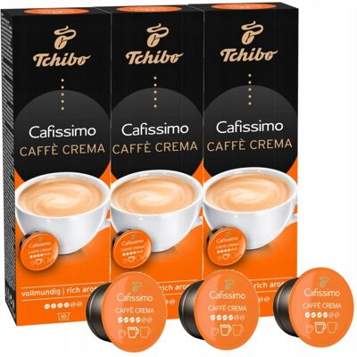 Tchibo Cafissimo Crema Rich Aroma 10x3 Kapsułek Arabika Zestaw Tchibo Cafissimo Crema Rich Aroma 10x3 Kapsułek Arabika Zestaw