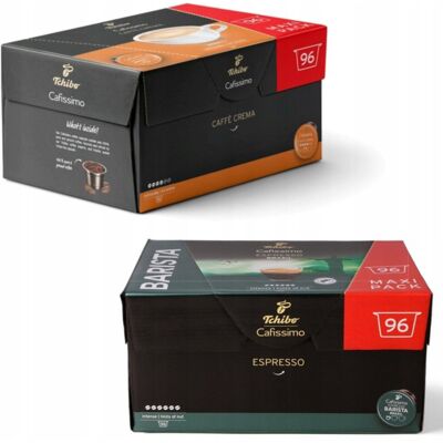 Tchibo Cafissimo Crema Rich Aroma 96 Kapsułek Arabika/ Brasil 96 Kapsułek Tchibo Cafissimo Crema Rich Aroma 96 Kapsułek Arabika/ Brasil 96 Kapsułek