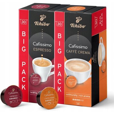Tchibo Cafissimo Crema Rich Aroma Kawa Kapsułki 30kap/espresso Intense 30ka Tchibo Cafissimo Crema Rich Aroma Kawa Kapsułki 30kap/espresso Intense 30ka