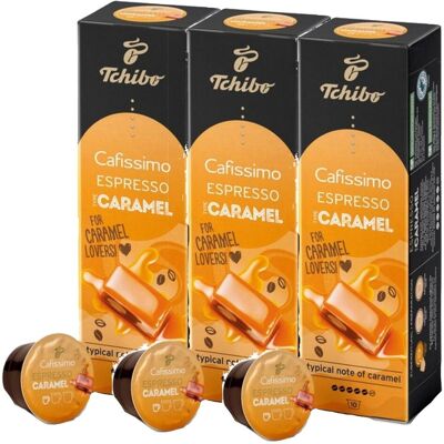 Tchibo Cafissimo Espresso Caramel KARMEL Kawa 10x3 Kapsułek Arabika Zestaw Tchibo Cafissimo Espresso Caramel KARMEL Kawa 10x3 Kapsułek Arabika Zestaw