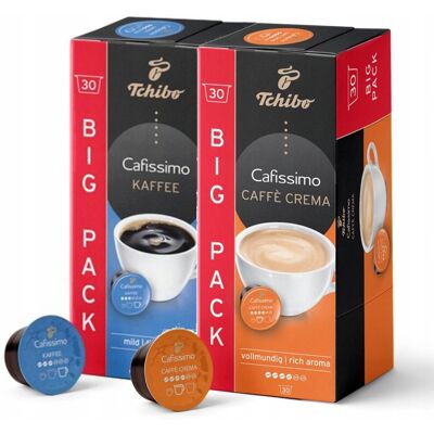 Tchibo Cafissimo Fine Aroma Kawa 30 Kapsułek Arabika/crema Rich 30 Kapsułek Tchibo Cafissimo Fine Aroma Kawa 30 Kapsułek Arabika/crema Rich 30 Kapsułek