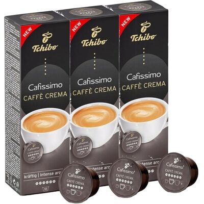 Tchibo Kawa Cafissimo Caffe Crema Kraftig Intense 10x3 Kapsułek Zestaw Tchibo Kawa Cafissimo Caffe Crema Kraftig Intense 10x3 Kapsułek Zestaw