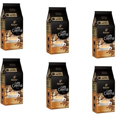 Tchibo, kawa ziarnista Caffé Crema Intense, 6 x 1kg Tchibo, kawa ziarnista Caffé Crema Intense, 6 x 1kg