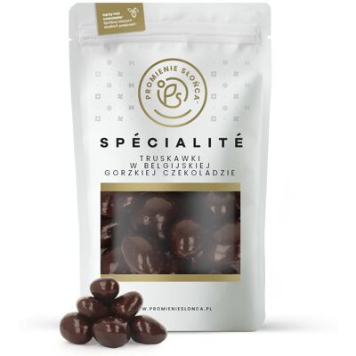 PROMIENIE SŁOŃCA Truskawki w Gorzkiej Czekoladzie 500 g PROMIENIE SŁOŃCA Truskawki w Gorzkiej Czekoladzie 500 g