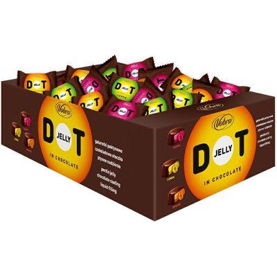 VOBRO JELLY DOT CHOCOLATE 3KG VOBRO JELLY DOT CHOCOLATE 3KG