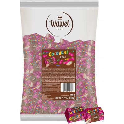 Wawel Cukierki Kakaowe Nadziewane Mleczno Wiśniowe Cocoach! 1kg Wawel Cukierki Kakaowe Nadziewane Mleczno Wiśniowe Cocoach! 1kg