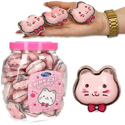 Towar Na Festyny Xxl Żelki Różowe Kotki Pink Cat Gummy (18G) 50Szt Towar Na Festyny Xxl Żelki Różowe Kotki Pink Cat Gummy (18G) 50Szt
