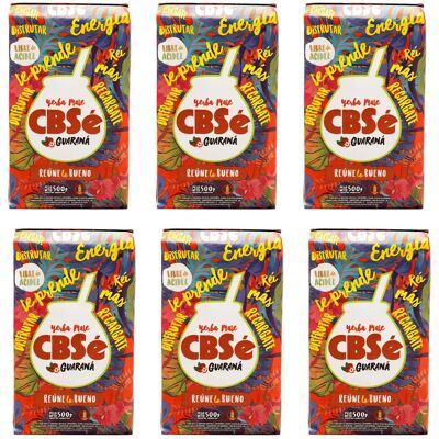 Yerba Mate CBSe Energia z guaraną 6x500g (3kg) Yerba Mate CBSe Energia z guaraną 6x500g (3kg)