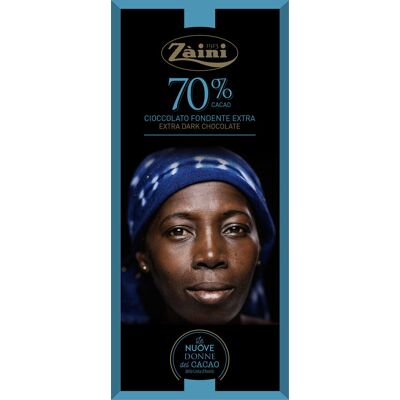Luigi Zaini Zaini, czekolada gorzka 70% kakao, 12 x 75 g Luigi Zaini Zaini, czekolada gorzka 70% kakao, 12 x 75 g