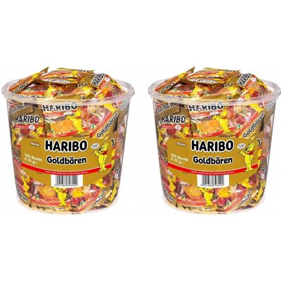 Żelki Goldbaren Mini 200Szt 2X1Kg - Haribo Żelki Goldbaren Mini 200Szt 2X1Kg - Haribo