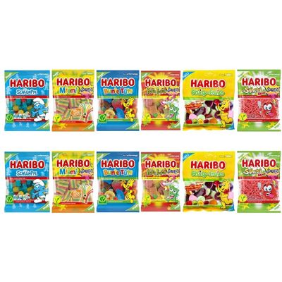 Żelki mix smaków owocowe kwaśne 2x6szt - Haribo Żelki mix smaków owocowe kwaśne 2x6szt - Haribo