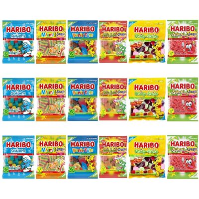 Żelki mix smaków owocowe kwaśne 3x6szt - Haribo Żelki mix smaków owocowe kwaśne 3x6szt - Haribo