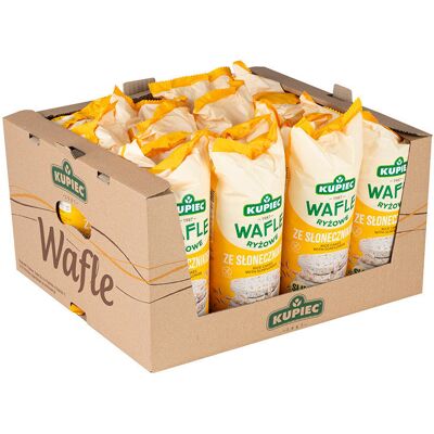 Kupiec Zestaw 16 Szt. Wafle Ryżowe Ze Słonecznikiem 90G Kupiec Zestaw 16 Szt. Wafle Ryżowe Ze Słonecznikiem 90G