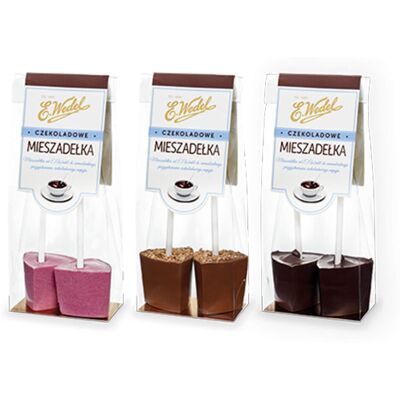 Zestaw Czekoladowych Mieszadełek 3 x 60 g E.Wedel Zestaw Czekoladowych Mieszadełek 3 x 60 g E.Wedel