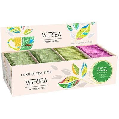 Zestaw Herbat Zielonych Veertea Premium 100 Szt. Zestaw Herbat Zielonych Veertea Premium 100 Szt.