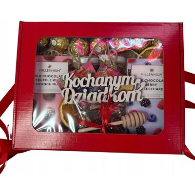 nieznany producent ZESTAW PREZENTOWY KOSZ PREZENT DZIEŃ DZIADKÓW CZEKOLADY MIODY HERBATY CZERW nieznany producent ZESTAW PREZENTOWY KOSZ PREZENT DZIEŃ DZIADKÓW CZEKOLADY MIODY HERBATY CZERW